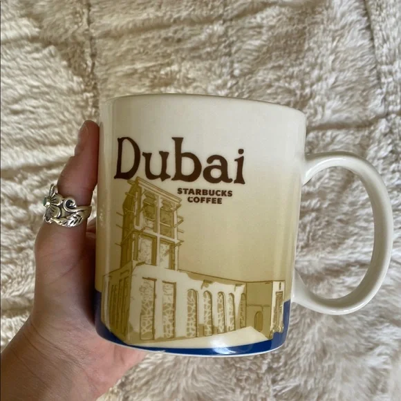 🌼 Starbucks Dubai Mug - Cream and Blue - Picture 7 of 7